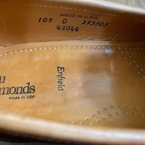 Allen Edmonds Kiltie Tassel Loafer Chestnut Tan Leather 42044 $425 10.5 main image 6